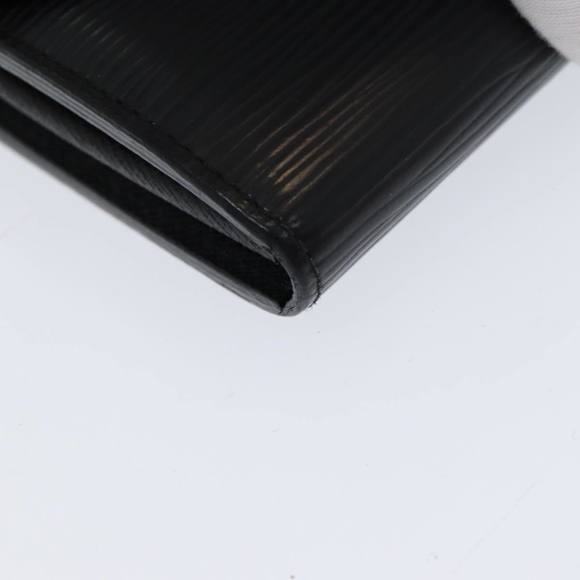 LOUIS VUITTON Epi Portefeuille Sarah Long Wallet Black M63742 LV Auth am6807 - Picture 15 of 16